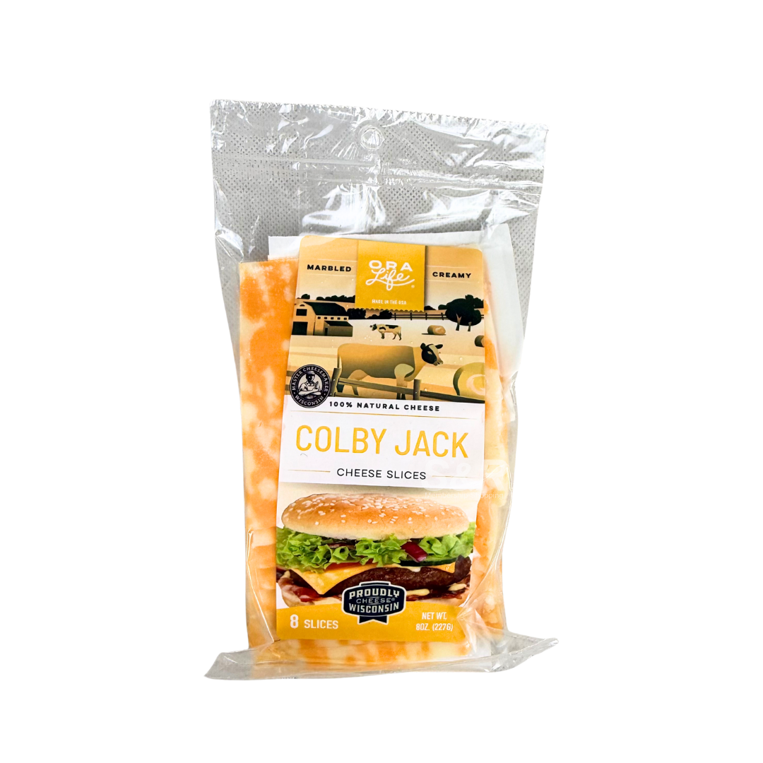 Oralife Colby Jack Cheese Slices 226g Oralife Colby Jack Cheese Slices 226g